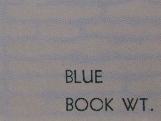 Franklin Blue Book