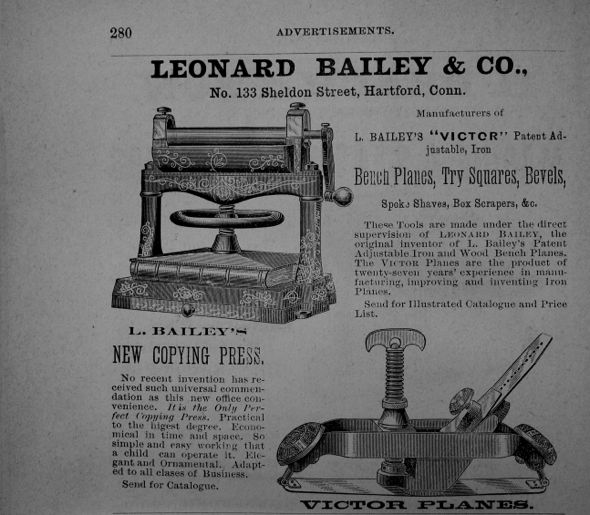 Leonard Bailey's Copy Press – Peachey Conservation